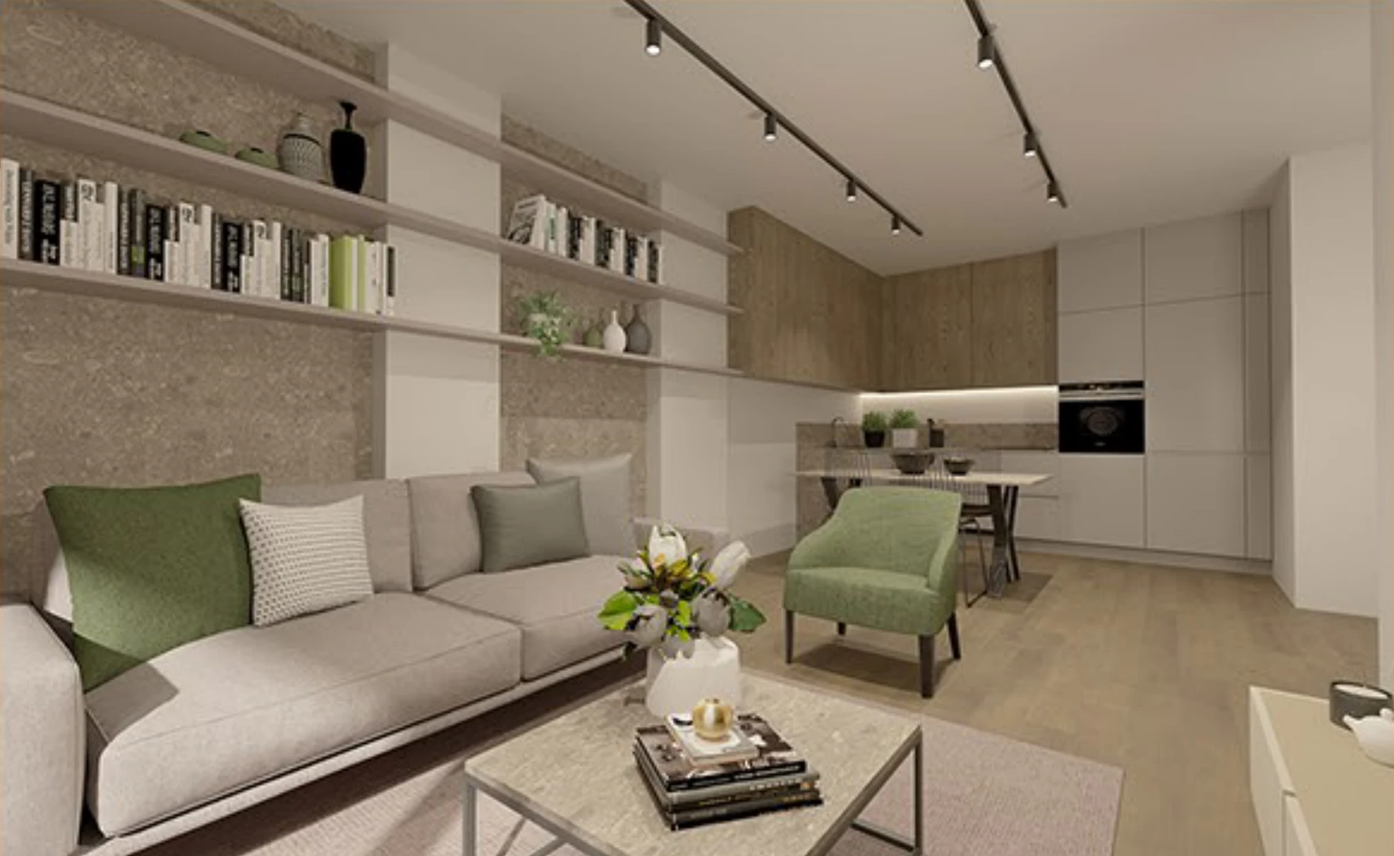 Interno residenziale curato da Amato Andreas