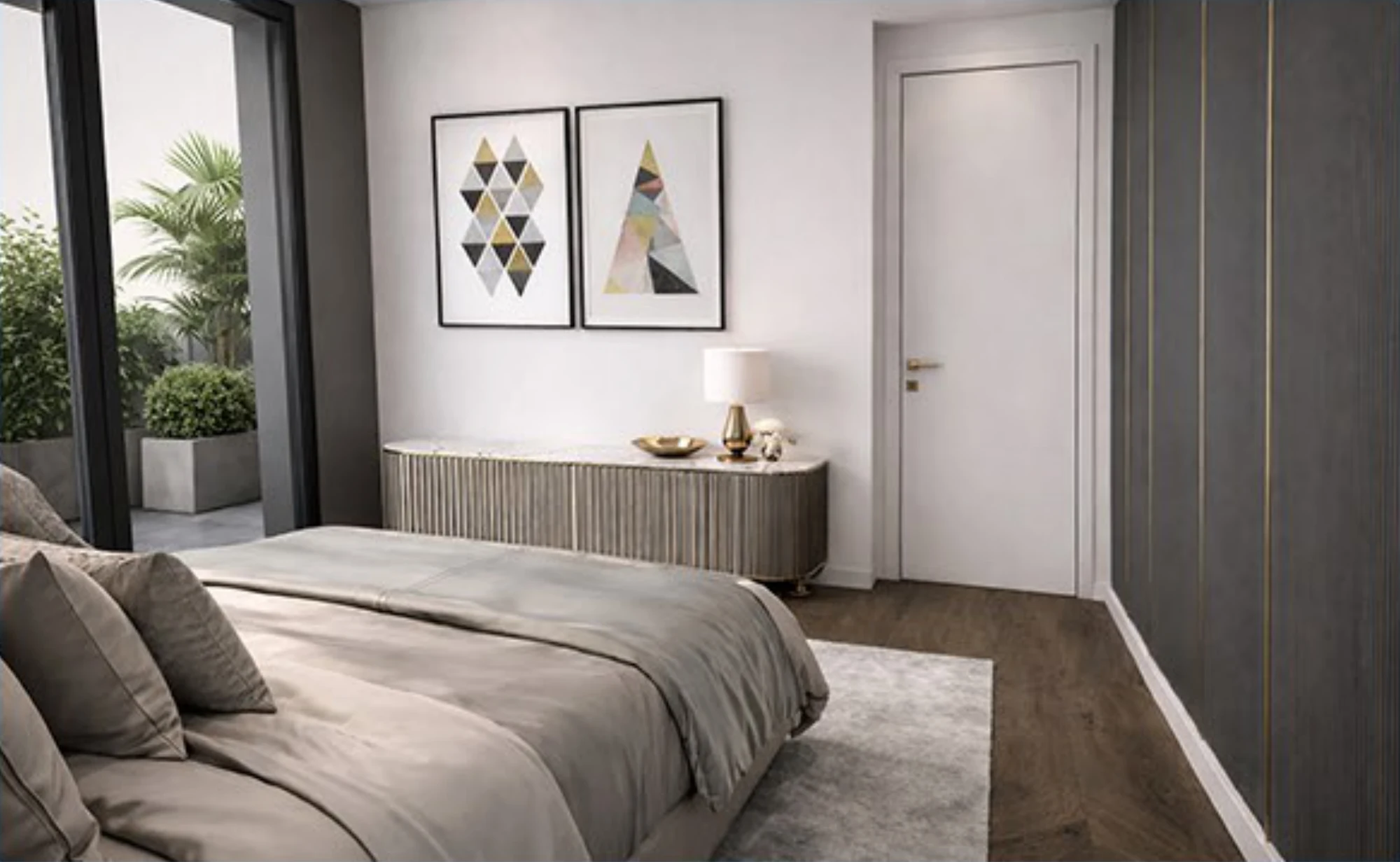 Interno curato in una realizzazione Amato Andreas